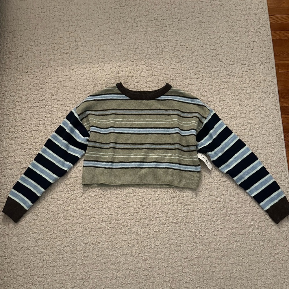 Pacsun LA Hearts Multicolor Striped Knit Sweater